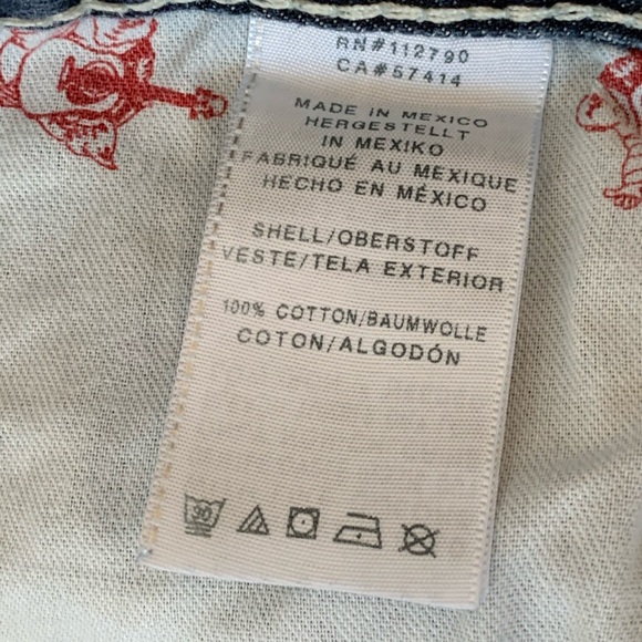 **SOLD** True Religion Mens Boot Cut Jeans Size 40 - Picture 6 of 7